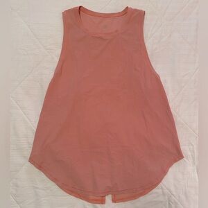 Lululemon Athletica Orange Pink Tank Top